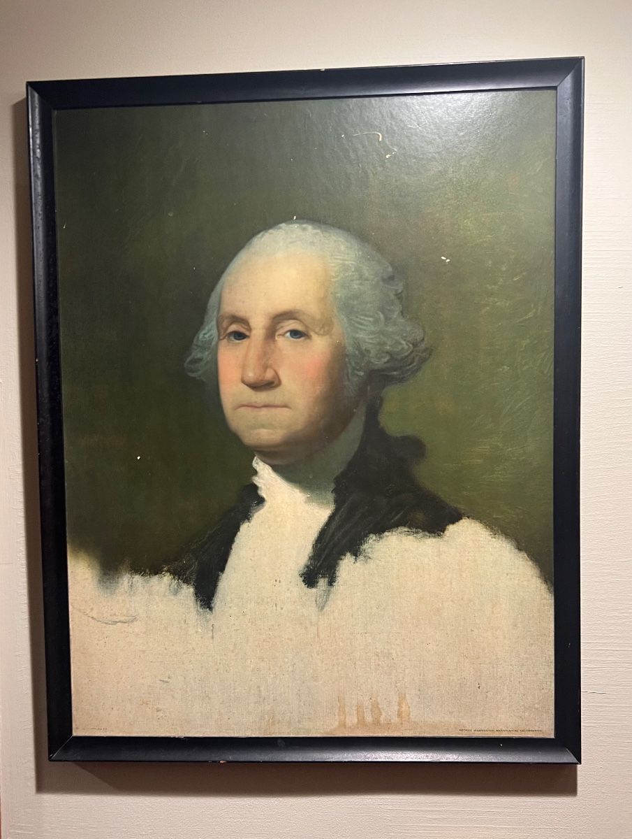 George Washington Framed Lithograph~ $75.00~ 11X29