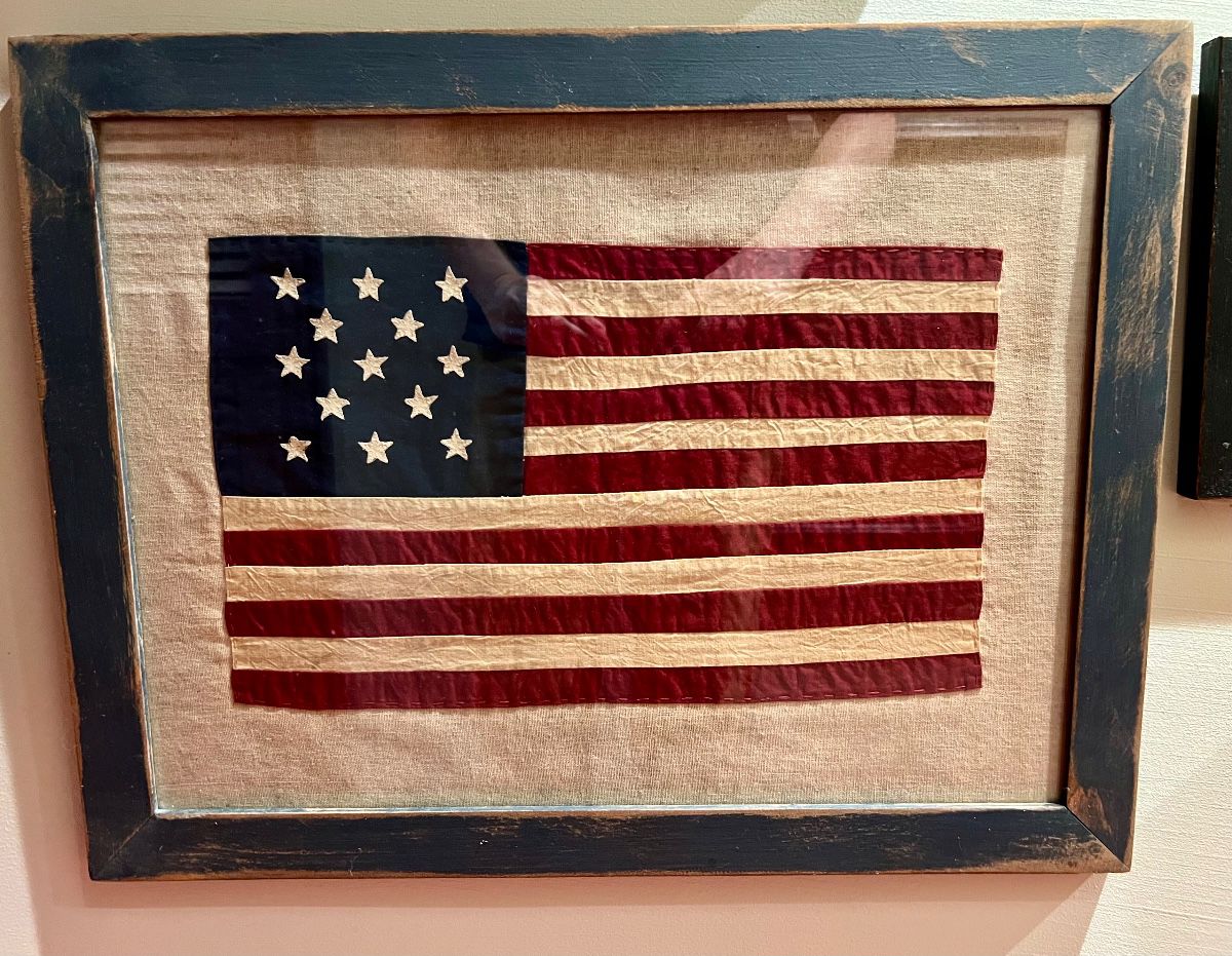 Hand Made 13 Star Flag Picture~ $95.00