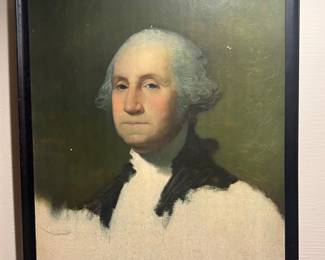 George Washington Framed Lithograph~ $75.00~ 11X29