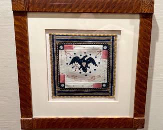 Kate Adams “E Pluribus Unum” Quilt Framed~$295
