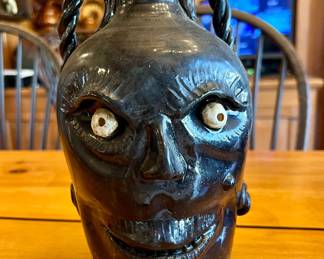 Ugly Face Pottery Jug Head~ $100