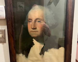 Framed George Washington~ $75.00~ 19X26