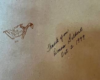 Signed by artist ~ 24.5x27