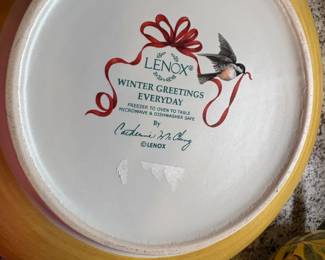 Lenox Winter Greetings dishes