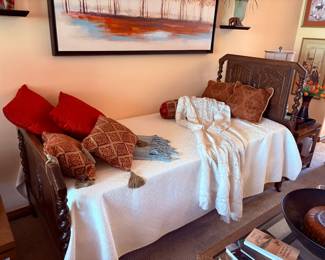 Italian antique twin bed