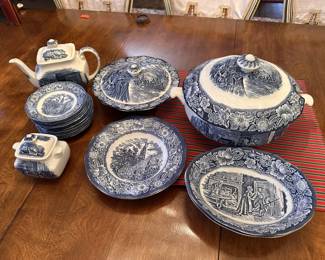 Staffordshire Ironstone Dinnerware set.
