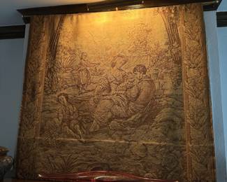 Vintage Jacquard wall tapestry