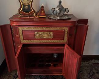 Vintage Asian inspired bar