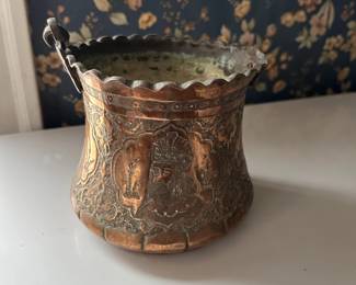 Vintage copper pot