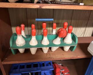Vintage bowling game
