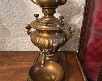Vintage brass samover