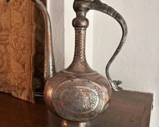 Decorative Persian pitcher