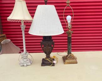 Set of lamps