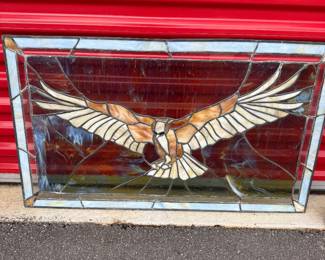 Stained glass eagle
