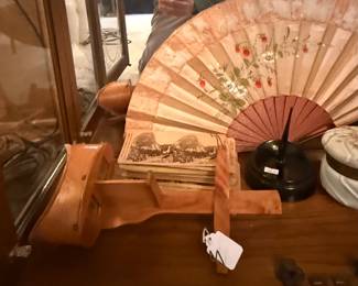 Antique Stereoscope with Victorian Era View Cards