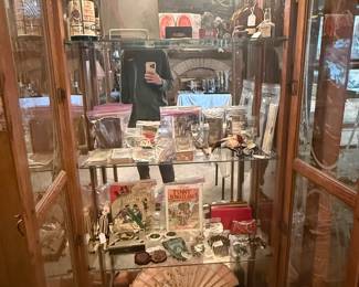 Curio Full of Amazing Items from 1860-1950