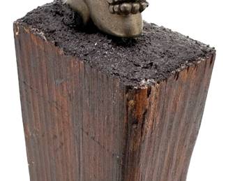 Kenny Goodman Miniature Sculpture "Floyd Agent Of Evil" On Wood Base Lot #: 2