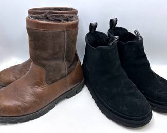 2 Pairs Uggs Boots, Size 10 Mens Lot #: 108