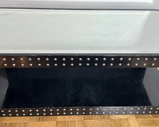 Mirrored & Studded Coffee Table Lot #: 121
