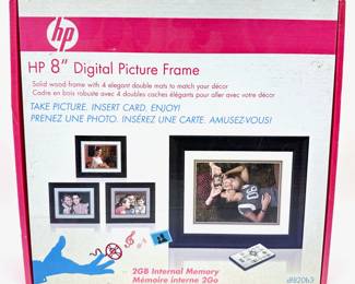 New In Box HP 8 Inch Digital Picture Frame Lot #: 185