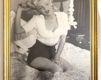 Bob Beerman 1953 Photograph Of Marilyn Monroe Framed Poster Lot #: 91