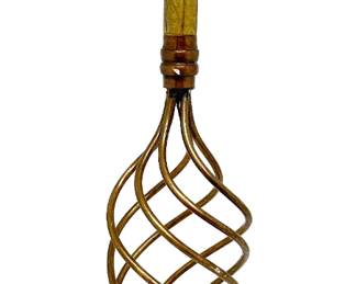 Vintage Giant Brass Magnifying Glass With Bone Details Lot #: 87