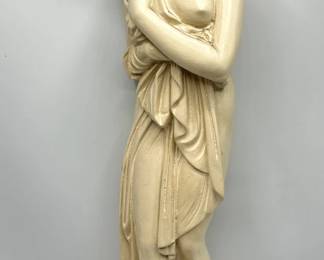 Reproduction Of "Venus Italica" Sculpture By Antonio Canova Resin Sculpture Lot #: 48