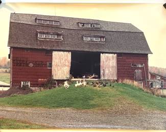  Kenny Goodman Original Photograph Of Barn, Unframed Comes Rolled Lot #: 109