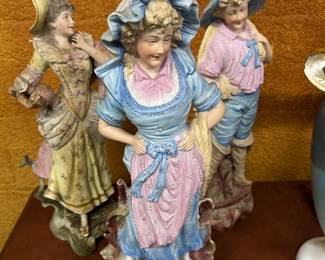 Large bisque figures