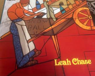 Rare autographed Leah Chase book