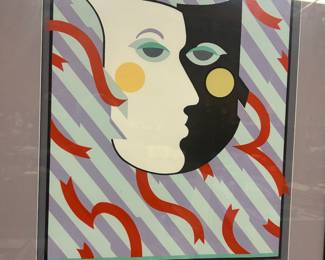 Mardi Gras poster signed by the artist 