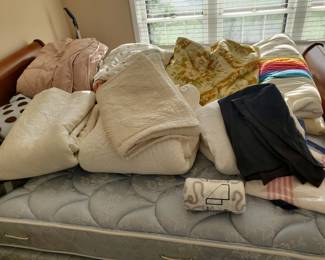 Numerous blankets