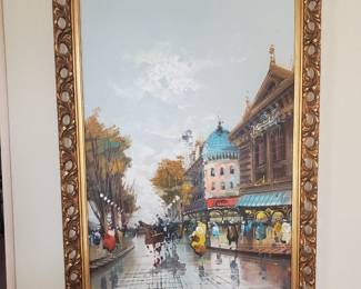 Another Paris street scene - approx 2'x4'