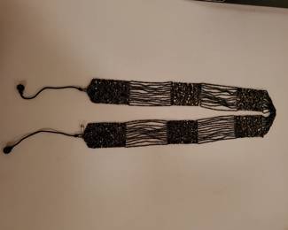 Beaded belt