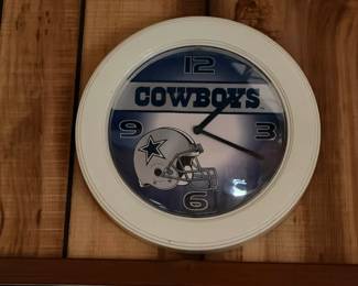 Dallas Cowboy Clock