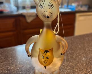 Vintage DeCarlini Italian Blown Glass Ornament