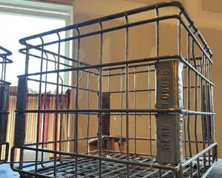 Vintage Metal Dean’s Milk Crate