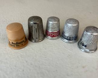 Vintage adverting thimbles