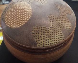 Don McWhorter "Snakeskin" Pottery Lidded Jar