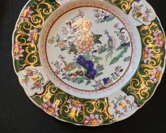Mason's Patent Ironstone China "Peacock and Pheasant" Pattern Plate