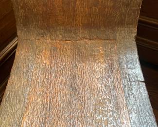 Carved Wooden Figural Stool/Seat