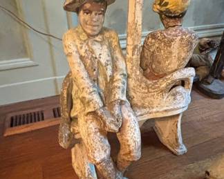 Figural Garden Sculpture - Two Children