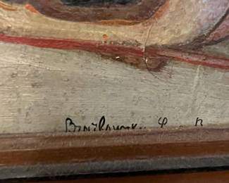 Russian Winter Scene Painting by Boris Kustodiev