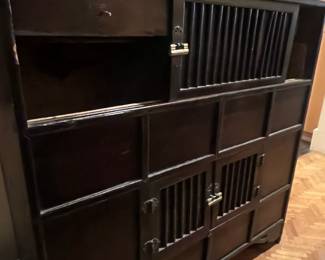 Antique Japanese Mizuya Tansu Cabinet