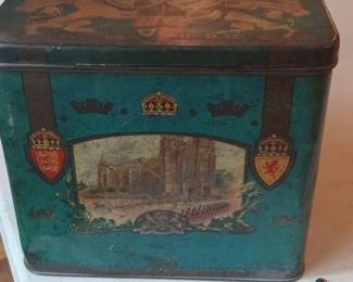 Victorian Royal Family Tea Tin - Edward VII & Alexandra