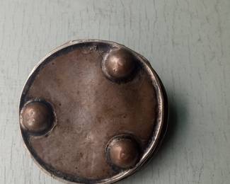 Vintage Berber Kabyle Enamel Trinket Box