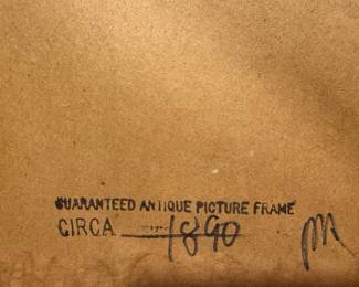 Antique Portrait Painting of a Woman in a Fancy Hat