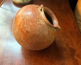 Terracotta Amphora-Shaped Vessel