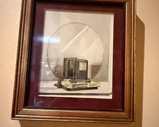 Art Deco Style Still Life Drawing