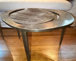 Pair of R&Y Augousti Paris Oval Side Tables